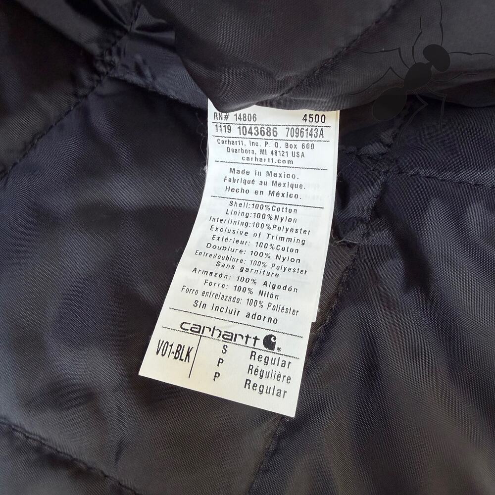 Carhartt V01 black work wear vest - Picture 3 of 5